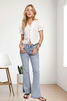 ADORA Lovely Ballet Core Blouse-Tops-Krush Kandy, Women's Online Fashion Boutique Located in Phoenix, Arizona (Scottsdale Area)