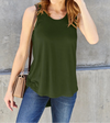 Basic Bae Full Size Round Neck Curved Hem Tank-Tops-Krush Kandy, Women's Online Fashion Boutique Located in Phoenix, Arizona (Scottsdale Area)