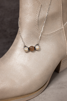 Neutral Smiley Bliss Necklace-Chain Necklaces-Krush Kandy, Women's Online Fashion Boutique Located in Phoenix, Arizona (Scottsdale Area)