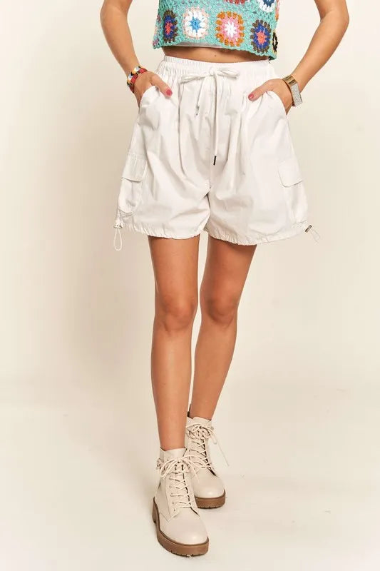 ADORA Drawstring Shorts with Pockets-Shorts-Krush Kandy, Women's Online Fashion Boutique Located in Phoenix, Arizona (Scottsdale Area)