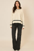 Soft Cable Knit Oversize Sweater-Sweaters-Krush Kandy, Women's Online Fashion Boutique Located in Phoenix, Arizona (Scottsdale Area)