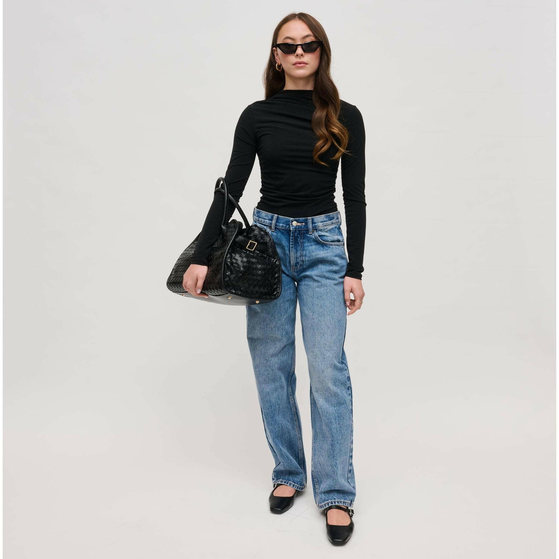 Rhonda Woven Tote-handbags-Krush Kandy, Women's Online Fashion Boutique Located in Phoenix, Arizona (Scottsdale Area)