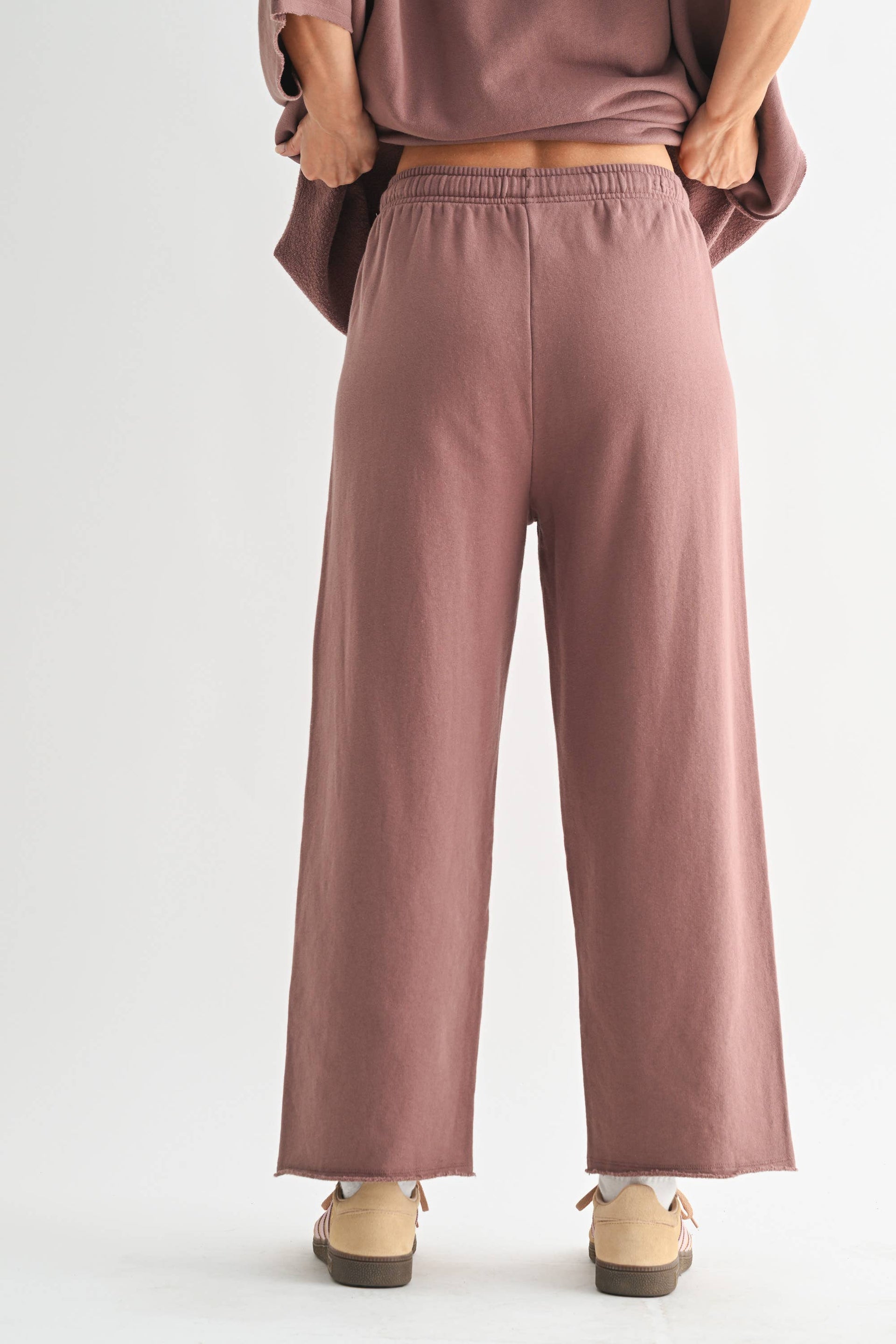 Cotton Wide Leg Pants-Bottoms-Krush Kandy, Women's Online Fashion Boutique Located in Phoenix, Arizona (Scottsdale Area)