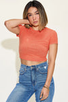 Everyday Essential Ribbed Crop Tee-Krush Kandy, Women's Online Fashion Boutique Located in Phoenix, Arizona (Scottsdale Area)