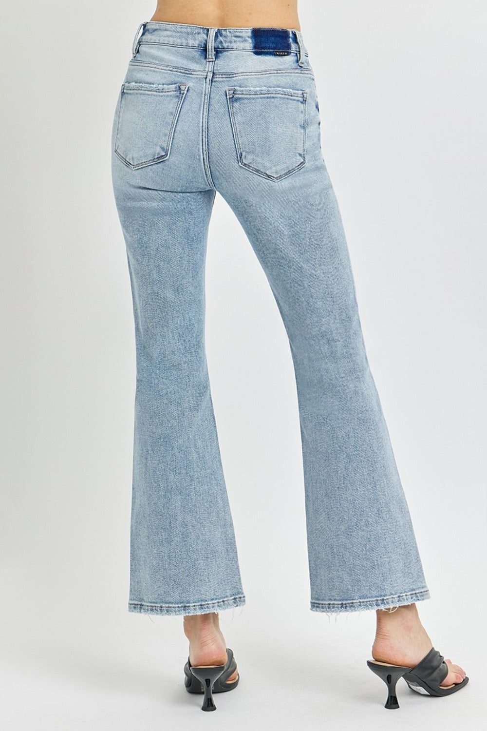 RISEN Full Size High Rise Ankle Flare Jeans-Krush Kandy, Women's Online Fashion Boutique Located in Phoenix, Arizona (Scottsdale Area)