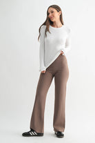 Four Way Stretch Versatile Pullover Top-Long Sleeve Tops-Krush Kandy, Women's Online Fashion Boutique Located in Phoenix, Arizona (Scottsdale Area)