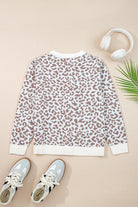 Cozy Khaki Leopard Button Cardigan-Sweaters-Krush Kandy, Women's Online Fashion Boutique Located in Phoenix, Arizona (Scottsdale Area)