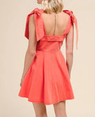 SO ME Fit and Flare Washed Gameday Dress-Dresses-Krush Kandy, Women's Online Fashion Boutique Located in Phoenix, Arizona (Scottsdale Area)