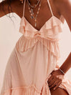 Ruffled Halter Neck Maxi Dress-Dresses-Krush Kandy, Women's Online Fashion Boutique Located in Phoenix, Arizona (Scottsdale Area)
