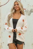 Pumpkin Patch Cozy Knit Cardigan-Cardigans-Krush Kandy, Women's Online Fashion Boutique Located in Phoenix, Arizona (Scottsdale Area)