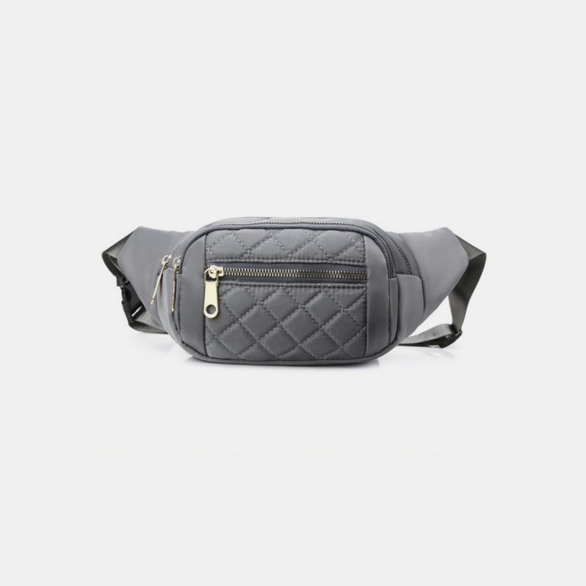 Zenana Quilted Multi Pocket Waist Belt Bag-Krush Kandy, Women's Online Fashion Boutique Located in Phoenix, Arizona (Scottsdale Area)