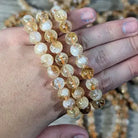 8mm Citrine Beaded Stretch Bracelet-Chain Bracelets-Krush Kandy, Women's Online Fashion Boutique Located in Phoenix, Arizona (Scottsdale Area)