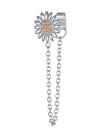 Cubic Zirconia Tassel Minimalist Single Earring-Earrings-Krush Kandy, Women's Online Fashion Boutique Located in Phoenix, Arizona (Scottsdale Area)