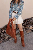 Boho Vacay Embroidered Button Blouse-Blouses-Krush Kandy, Women's Online Fashion Boutique Located in Phoenix, Arizona (Scottsdale Area)