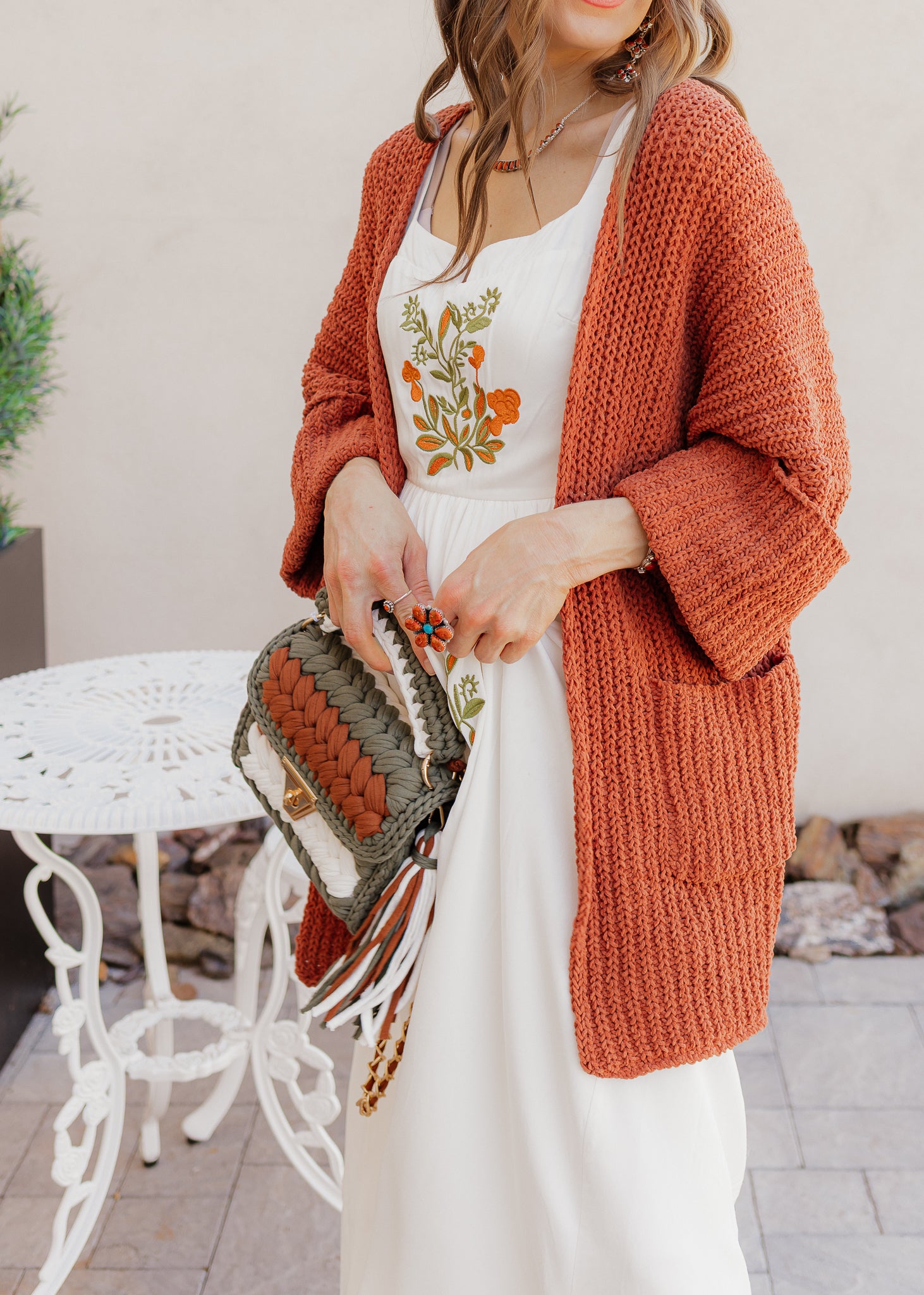 Floral Embroidered Maxi Dress-Dresses-Krush Kandy, Women's Online Fashion Boutique Located in Phoenix, Arizona (Scottsdale Area)