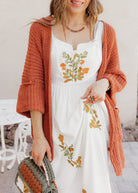 Floral Embroidered Maxi Dress-Dresses-Krush Kandy, Women's Online Fashion Boutique Located in Phoenix, Arizona (Scottsdale Area)