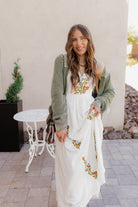 Floral Embroidered Maxi Dress-Dresses-Krush Kandy, Women's Online Fashion Boutique Located in Phoenix, Arizona (Scottsdale Area)