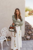 Floral Embroidered Maxi Dress-Dresses-Krush Kandy, Women's Online Fashion Boutique Located in Phoenix, Arizona (Scottsdale Area)