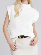 Lunet Sleeveless Sweater-Tops-Krush Kandy, Women's Online Fashion Boutique Located in Phoenix, Arizona (Scottsdale Area)