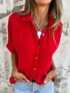 The Everyday Pop Button-Down Shirt-Krush Kandy, Women's Online Fashion Boutique Located in Phoenix, Arizona (Scottsdale Area)