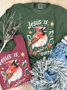 Jesus Is Born Tee-Graphic Tees-Krush Kandy, Women's Online Fashion Boutique Located in Phoenix, Arizona (Scottsdale Area)