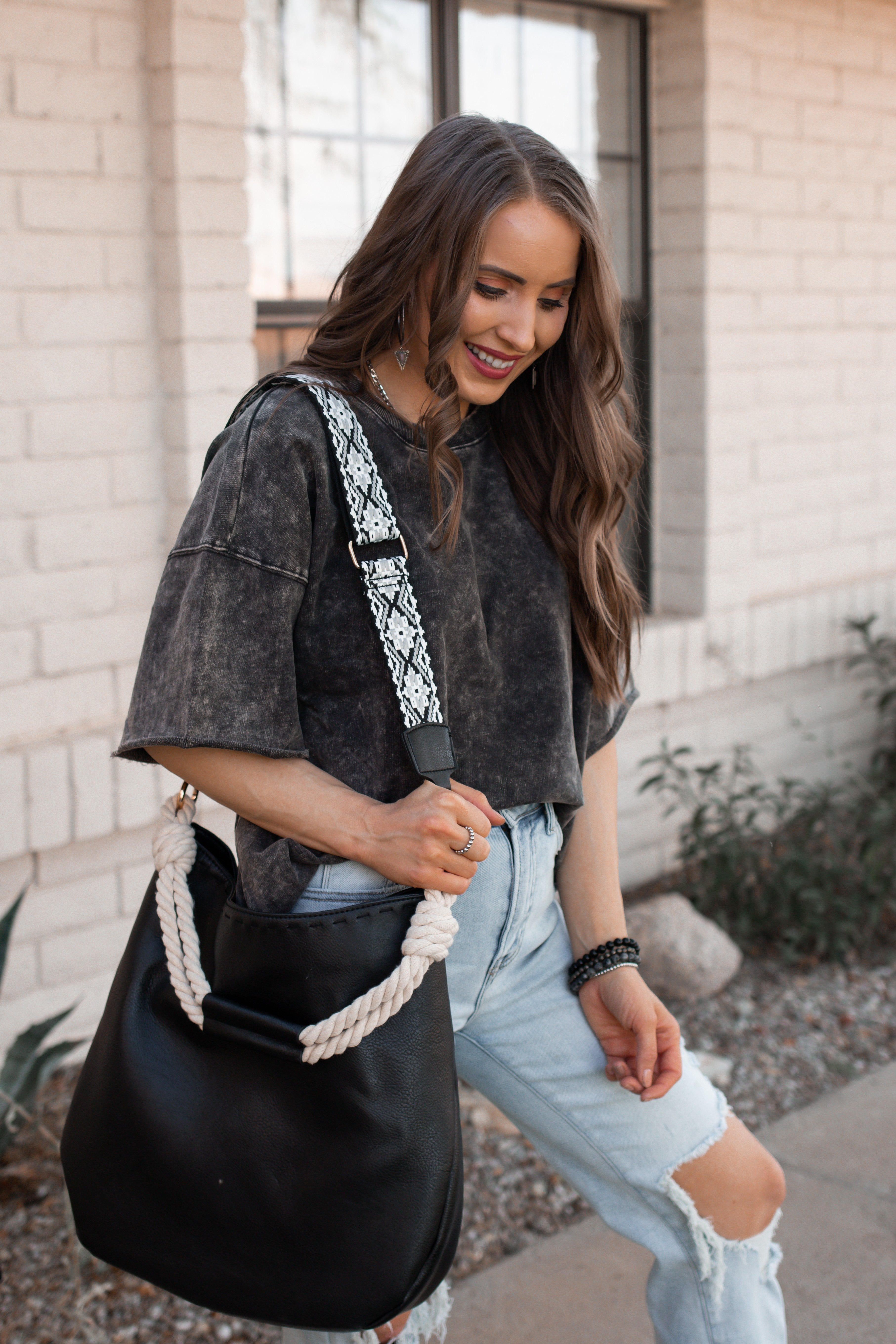 The High Road Guitar and Rope Strap Bag | 6 colors-Purses & Bags-Krush Kandy, Women's Online Fashion Boutique Located in Phoenix, Arizona (Scottsdale Area)