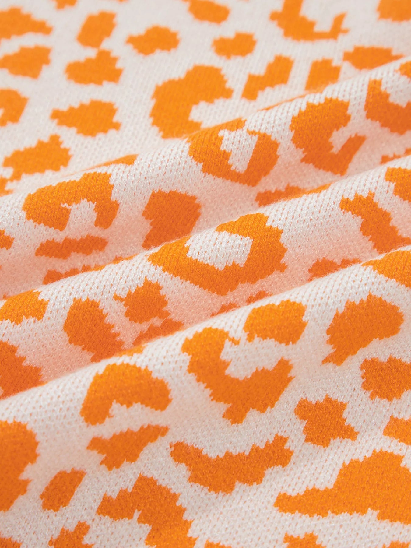 Leopard Drop Shoulder Chunky Knitted Cardigan-Sweater-Krush Kandy, Women's Online Fashion Boutique Located in Phoenix, Arizona (Scottsdale Area)