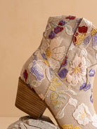 The Wanda Floral Applique Western Boot-Boots-Krush Kandy, Women's Online Fashion Boutique Located in Phoenix, Arizona (Scottsdale Area)