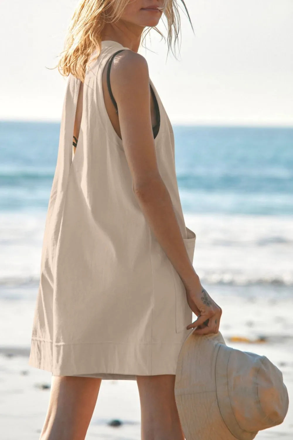 Lovelet Round Neck Sleeveless Romper-Jumpsuits & Rompers-Krush Kandy, Women's Online Fashion Boutique Located in Phoenix, Arizona (Scottsdale Area)