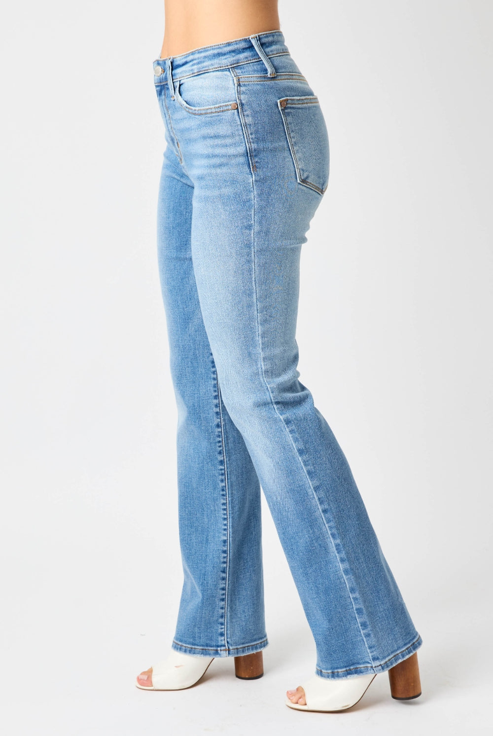 Judy Blue Full Size High Waist Straight Jeans-Krush Kandy, Women's Online Fashion Boutique Located in Phoenix, Arizona (Scottsdale Area)