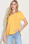 Basic Bae Essential V-Neck Bamboo Top-Tops-Krush Kandy, Women's Online Fashion Boutique Located in Phoenix, Arizona (Scottsdale Area)