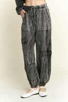 MineralWash Eyelet detailed Boho Joggers-Krush Kandy, Women's Online Fashion Boutique Located in Phoenix, Arizona (Scottsdale Area)