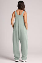 Wide Strap Jumpsuit with Pockets-Jumpsuits & Rompers-Krush Kandy, Women's Online Fashion Boutique Located in Phoenix, Arizona (Scottsdale Area)