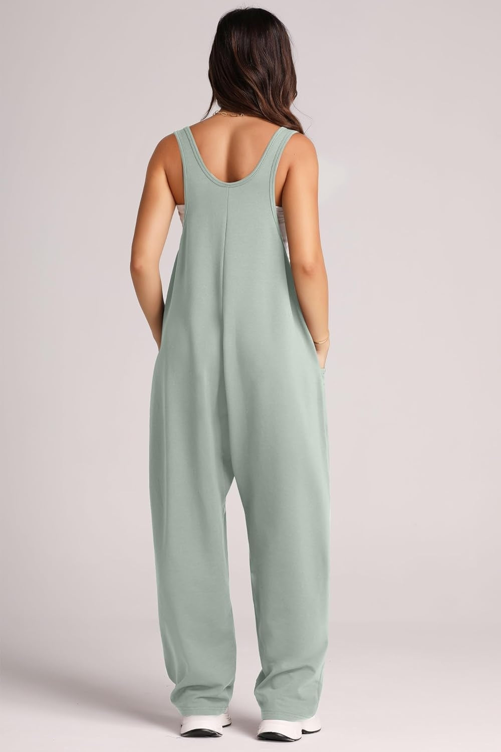 Lovelet Wide Strap Jumpsuit with Pockets-Krush Kandy, Women's Online Fashion Boutique Located in Phoenix, Arizona (Scottsdale Area)