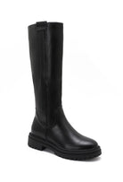 Black Knee High Lug Sole Boot-Shoes-Krush Kandy, Women's Online Fashion Boutique Located in Phoenix, Arizona (Scottsdale Area)