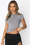 Crewneck Short Sleeve Tee-Krush Kandy, Women's Online Fashion Boutique Located in Phoenix, Arizona (Scottsdale Area)