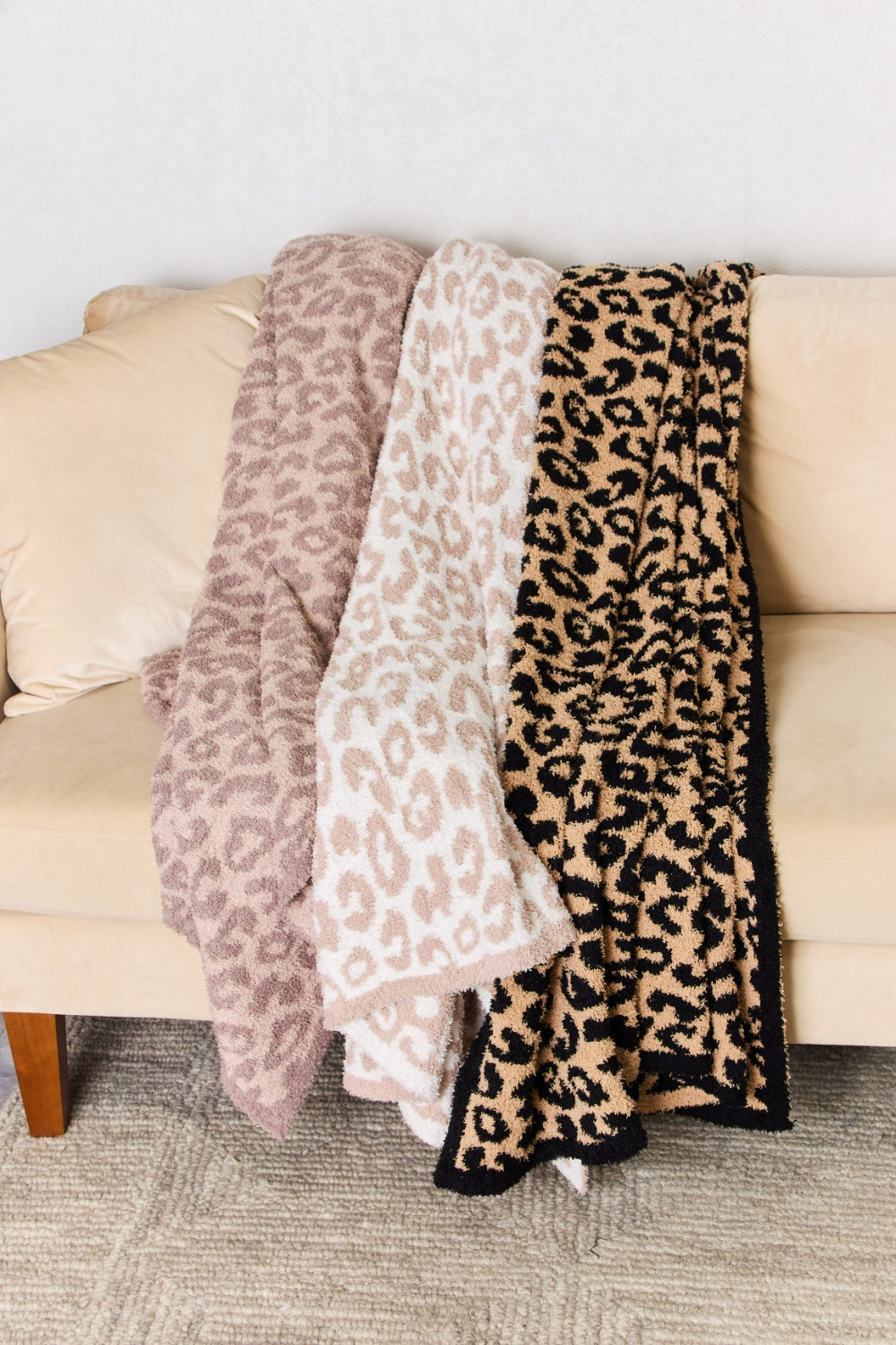 Cuddley Leopard Decorative Throw Blanket-Blankets-Krush Kandy, Women's Online Fashion Boutique Located in Phoenix, Arizona (Scottsdale Area)