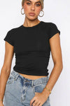 Crewneck Short Sleeve Tee-Krush Kandy, Women's Online Fashion Boutique Located in Phoenix, Arizona (Scottsdale Area)
