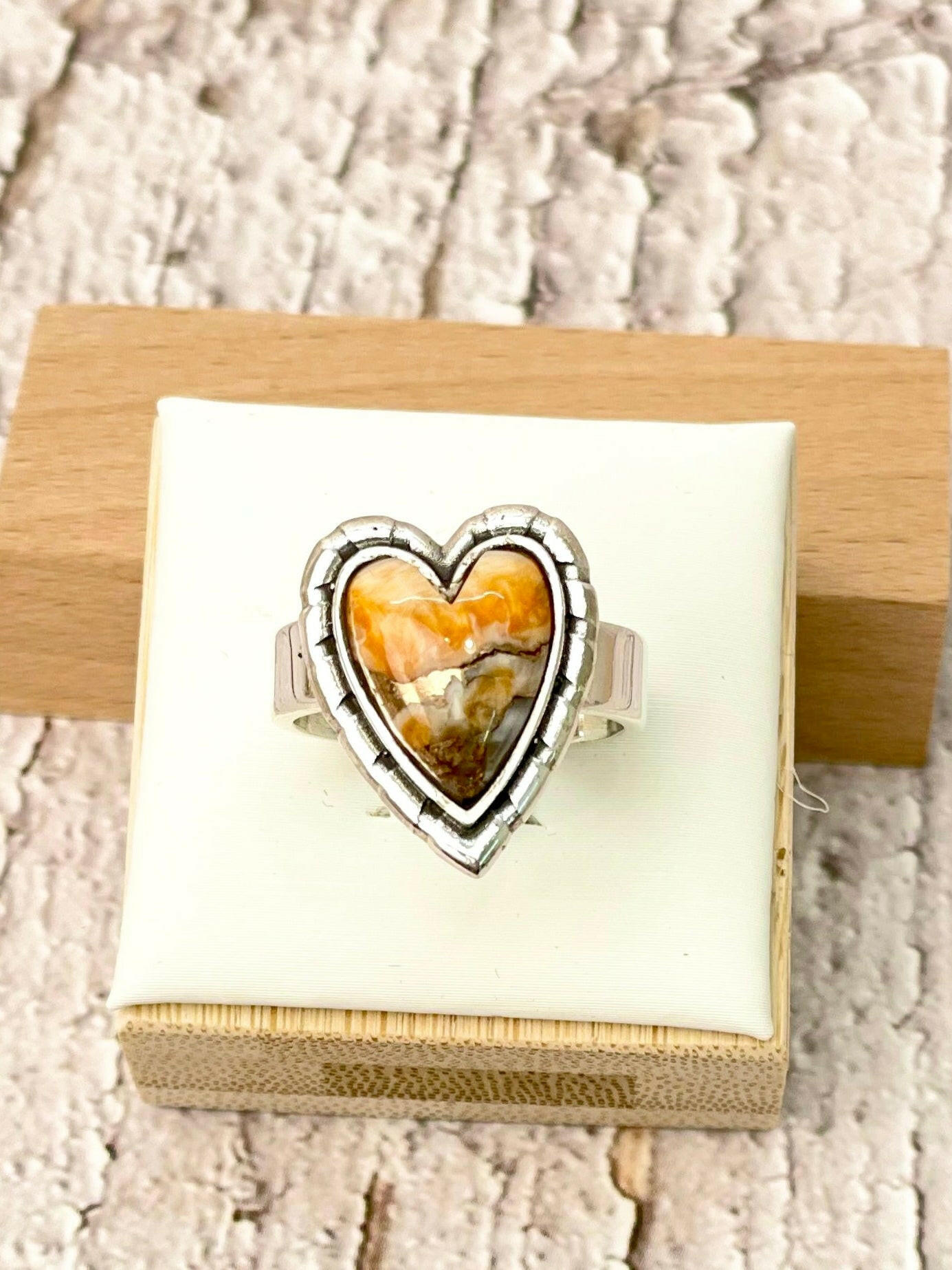 Love Is In The Air Heart Slab Ring | MADE TO ORDER-Rings-Krush Kandy, Women's Online Fashion Boutique Located in Phoenix, Arizona (Scottsdale Area)