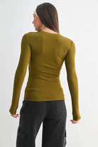 Four Way Stretch Versatile Pullover Top-Long Sleeve Tops-Krush Kandy, Women's Online Fashion Boutique Located in Phoenix, Arizona (Scottsdale Area)