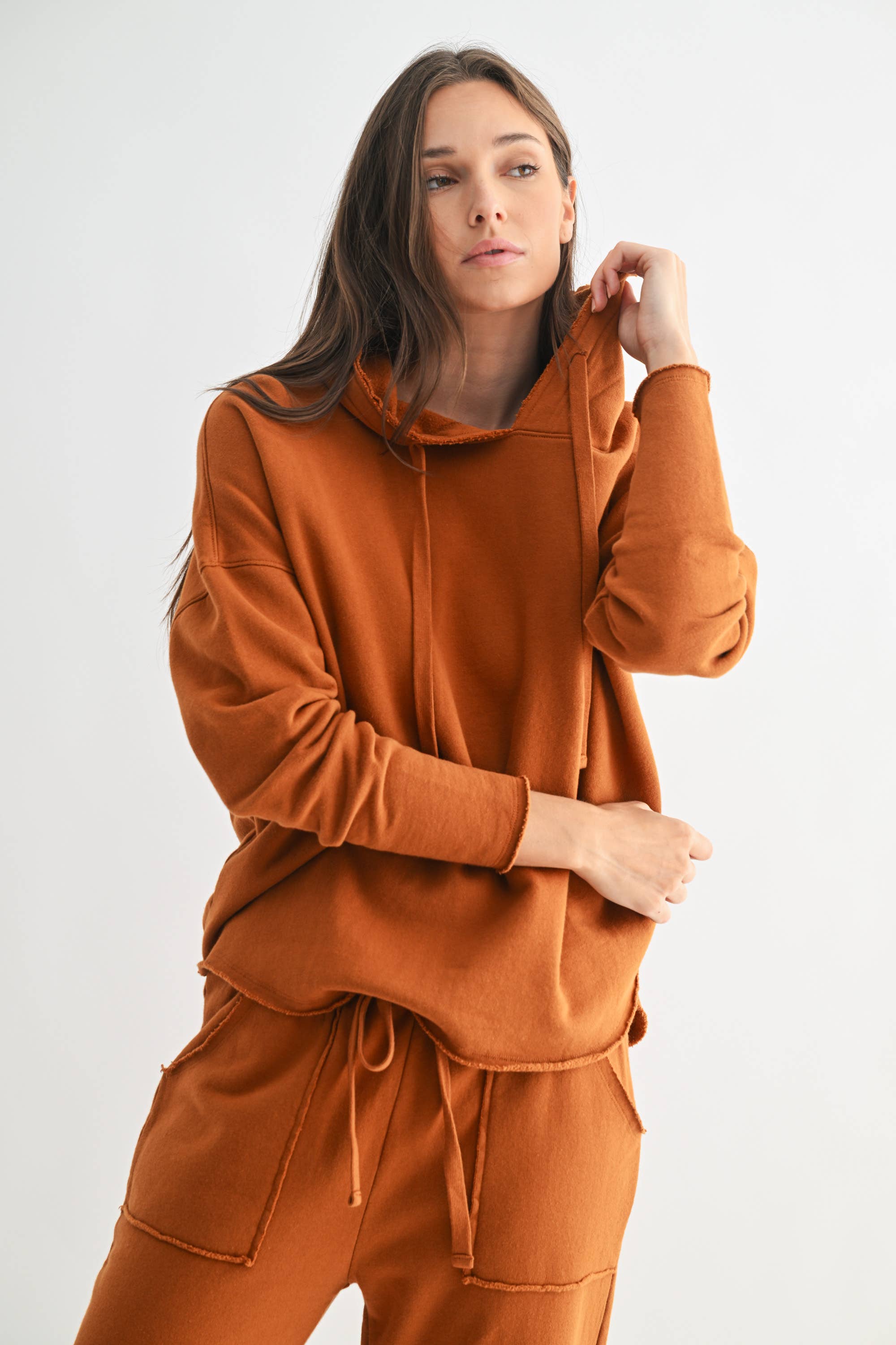 Loose Fit Hoodie Sweater-Hoodies-Krush Kandy, Women's Online Fashion Boutique Located in Phoenix, Arizona (Scottsdale Area)