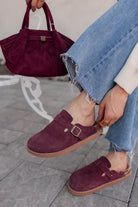 Capri - Suede Clog-Shoes-Krush Kandy, Women's Online Fashion Boutique Located in Phoenix, Arizona (Scottsdale Area)