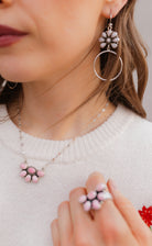 Kristyn's Blossom Hoop Earrings | MADE TO ORDER-Hoop Earrings-Krush Kandy, Women's Online Fashion Boutique Located in Phoenix, Arizona (Scottsdale Area)