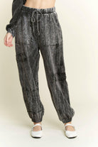 MineralWash Eyelet detailed Boho Joggers-Krush Kandy, Women's Online Fashion Boutique Located in Phoenix, Arizona (Scottsdale Area)