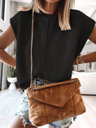 Cap Sleeve Sweater Vest-Krush Kandy, Women's Online Fashion Boutique Located in Phoenix, Arizona (Scottsdale Area)