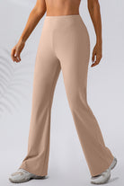 High Waist Straight Active Pants-Pants-Krush Kandy, Women's Online Fashion Boutique Located in Phoenix, Arizona (Scottsdale Area)