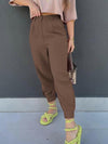 High Waist Cropped Pants-Krush Kandy, Women's Online Fashion Boutique Located in Phoenix, Arizona (Scottsdale Area)