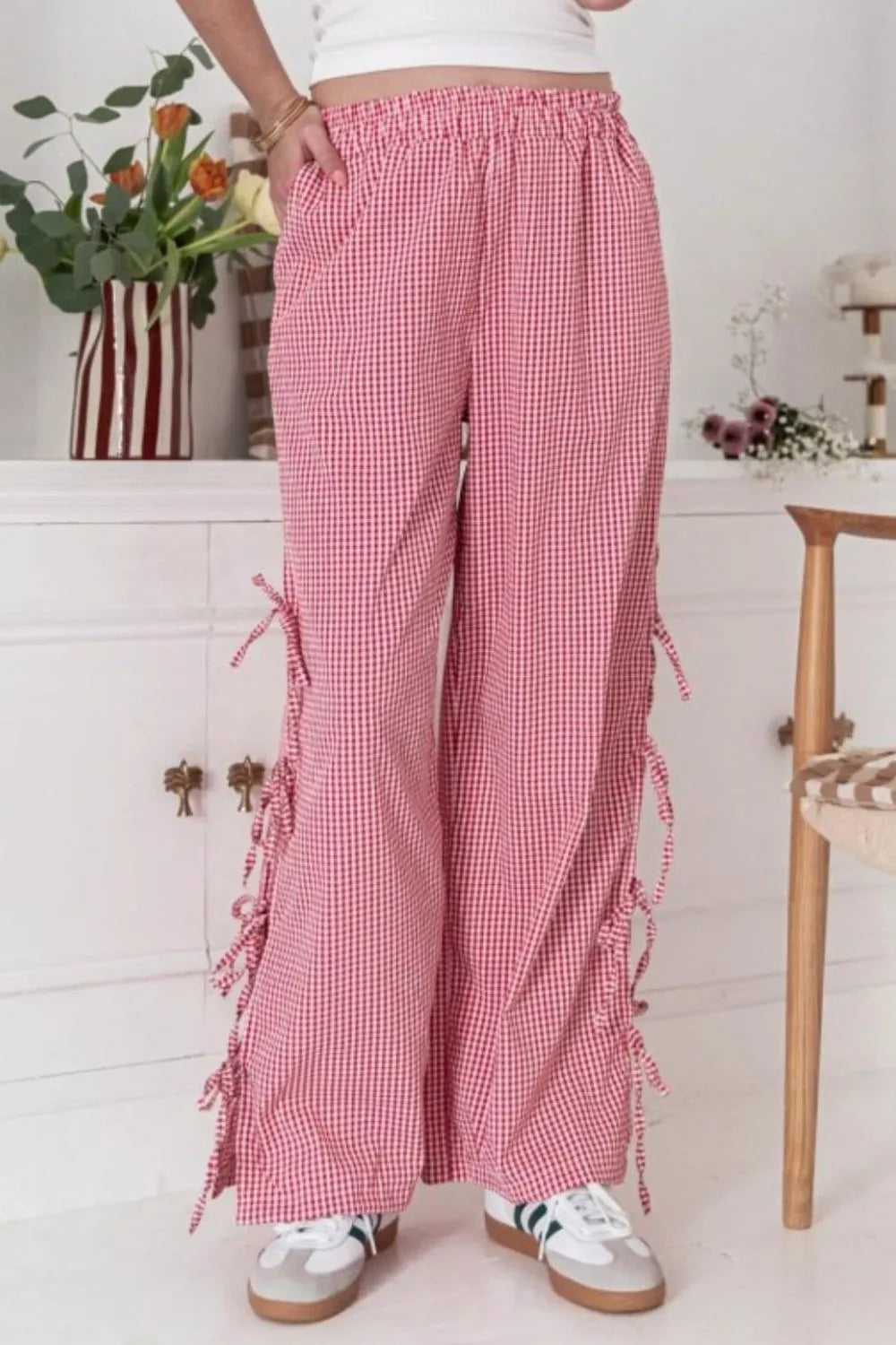 Side Tied Pants with Pockets-pants-Krush Kandy, Women's Online Fashion Boutique Located in Phoenix, Arizona (Scottsdale Area)