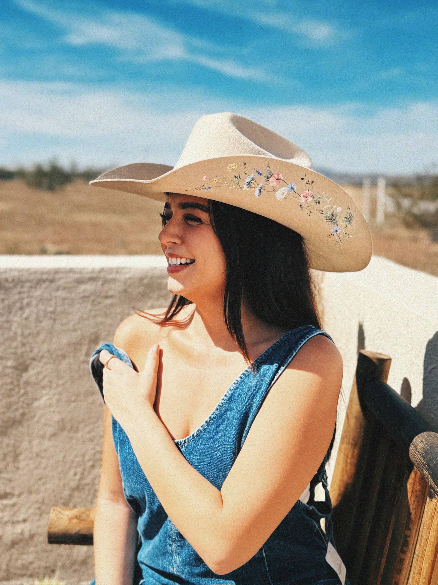 The Katie Lou Cowboy Hat - Made to Order-Hats-Krush Kandy, Women's Online Fashion Boutique Located in Phoenix, Arizona (Scottsdale Area)