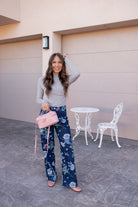 Dreamy Floral Wide Leg Denim Pants-Denim-Krush Kandy, Women's Online Fashion Boutique Located in Phoenix, Arizona (Scottsdale Area)